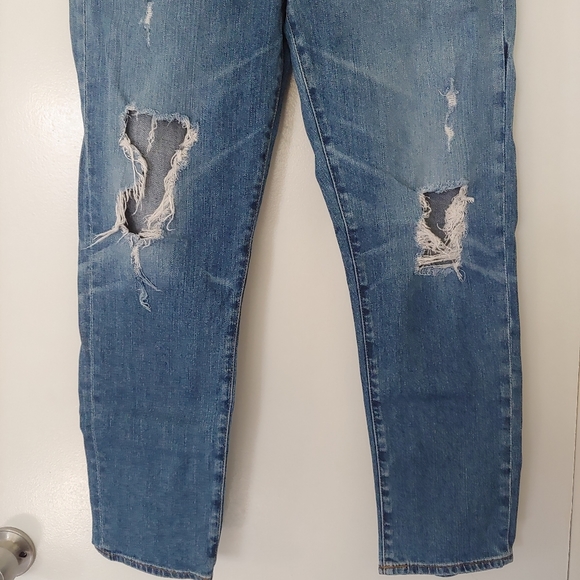 AG Adriano Goldschmied Distressed Ex-Boyfriend Slim Jeans 29R - Picture 4 of 10